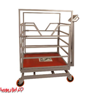 باسکول ۵۰۰ کیلویی دامکش تیرکس ۸۰*۸۰ چرخ دار