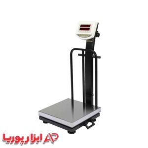 باسکول چرخ‌ دار سینی استیل 200 کیلویی محک مدل mds13000